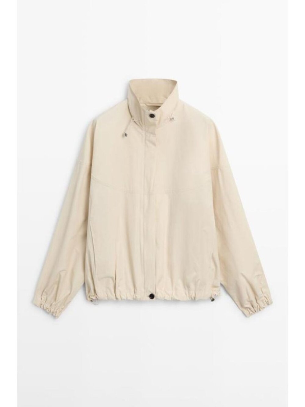 MASSIMO DUTTI HIGH NECK BOMBER PUFF JACKET - Picture 5 of 9